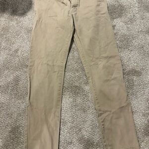 J. Crew Tan Chino Slim Trousers